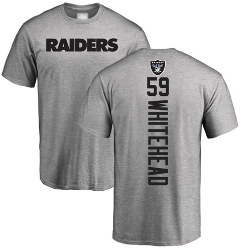 Men Oakland Raiders Ash Tahir Whitehead Backer NFL Football #59 T Shirt->oakland raiders->NFL Jersey